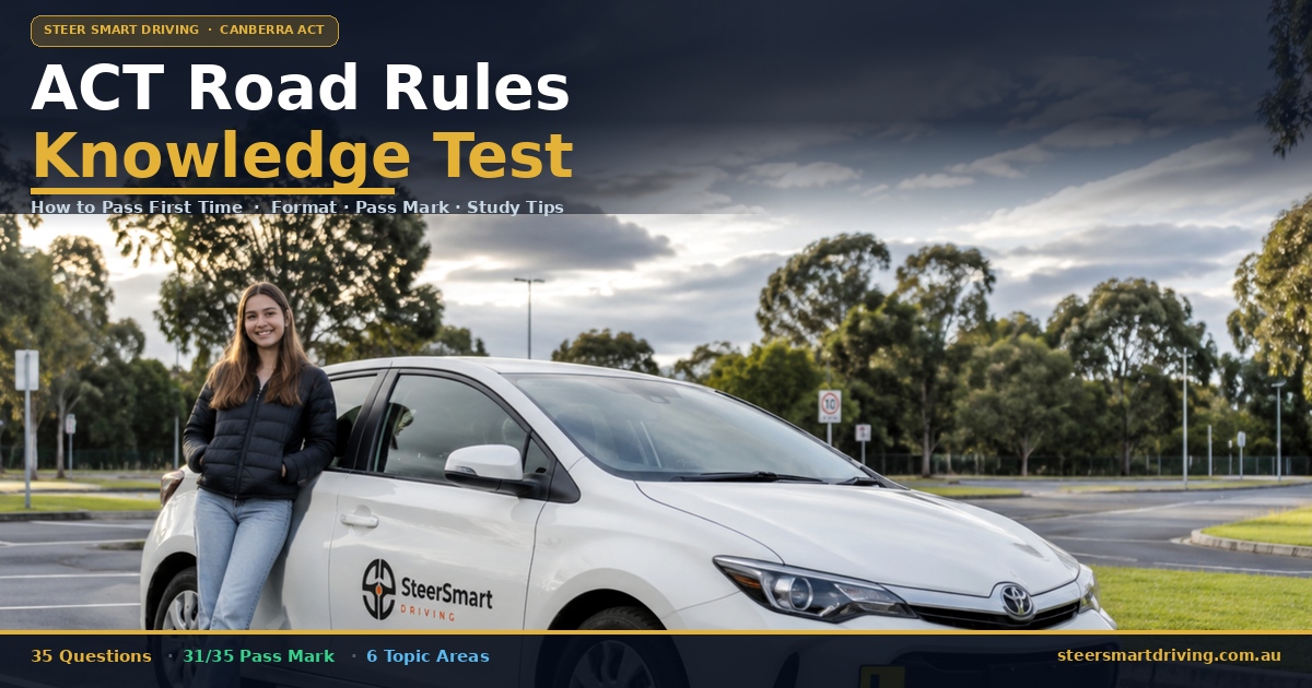 ACT Road Rules Knowledge Test: How to Pass It First Time